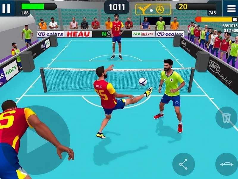 Hindustan Handball Aces controls and interface